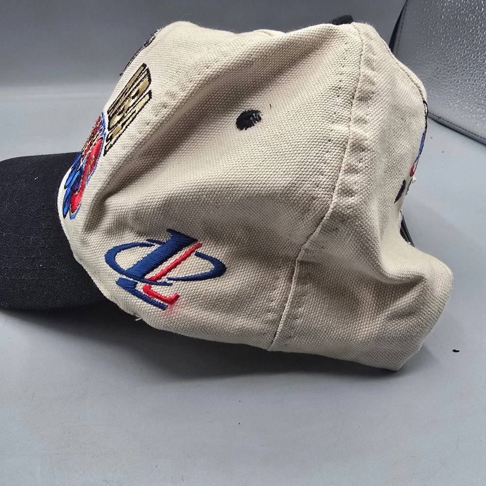 Vintage Chicago Bulls 1996 NBA Champions Hat Snapback Tan Black 72-10 Season